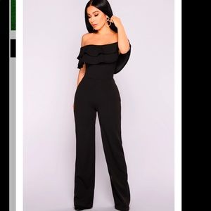 Fashion Nova Ruffle Jumpsuit